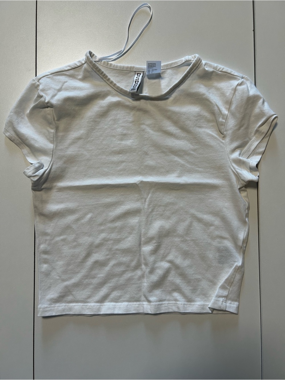 H&M White Short Sleeve Tee